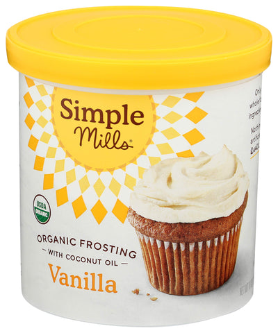 Organic Vanilla Frosting with Coconut Oil