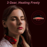 Smart Neck Massager With Heat - Red