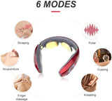 Smart Neck Massager With Heat - Red