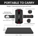 Ultra-Wide Ab Roller - Black