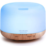 500ml Essential Oil Diffuser - Wood Grain